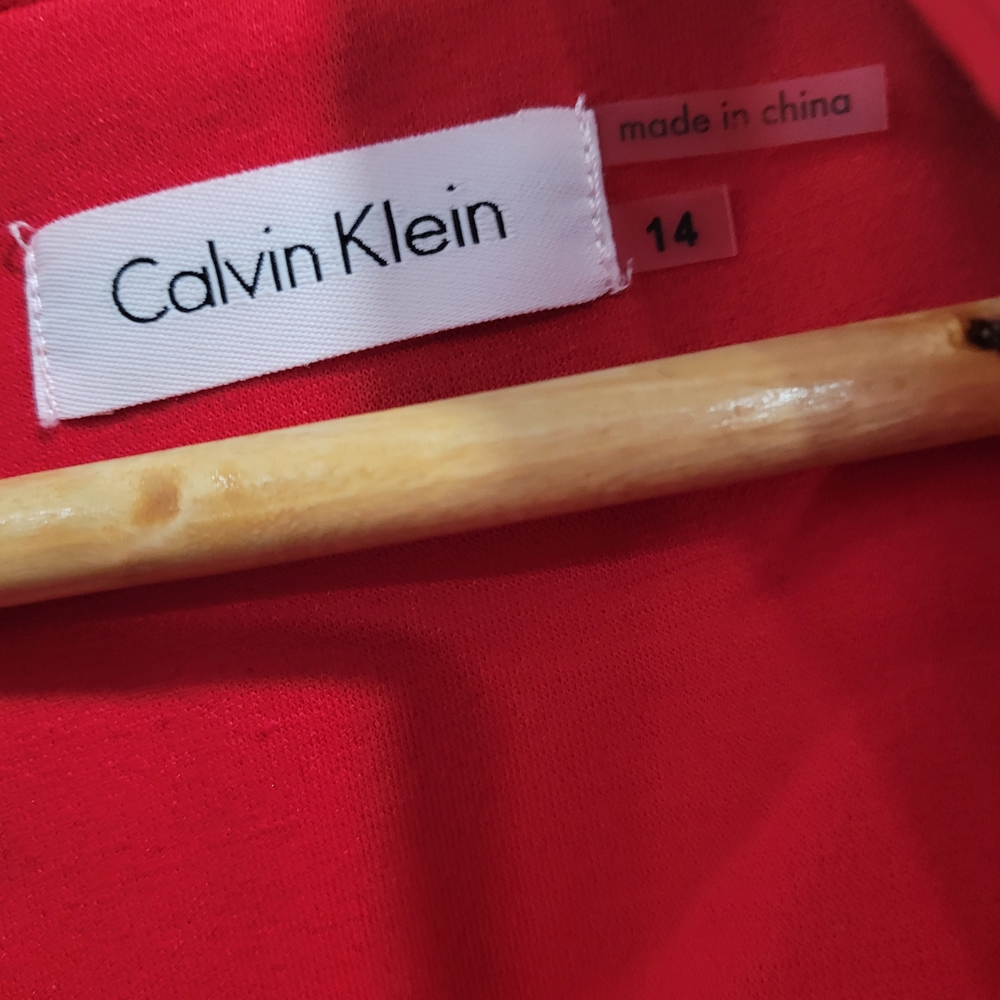 Calvin Klein Scarlet Midi Dress - Picture 3 of 3